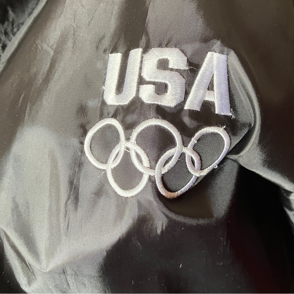 Olympics Black Training Wind Breaker Jacket